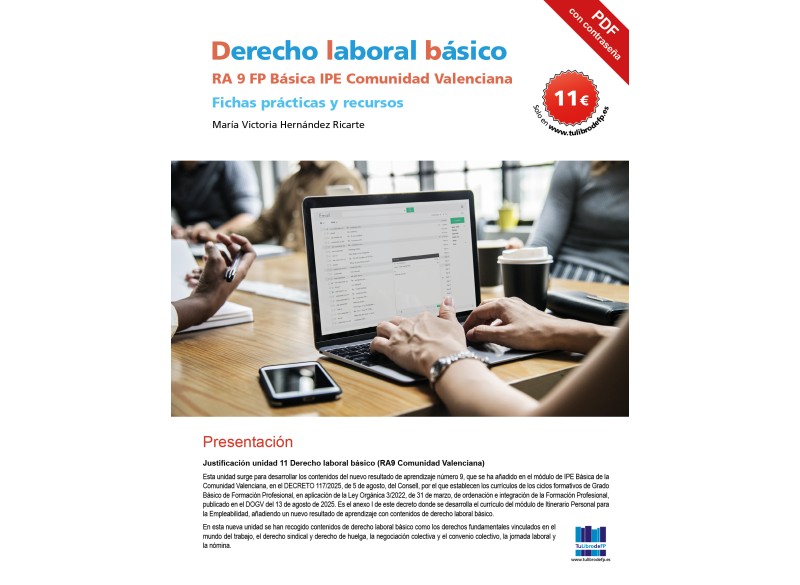 RA9 FPB-IPE CV Derecho laboral básico